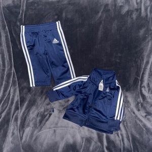 Adidas size 6 month navy jump suit